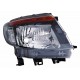 Ford Ranger 2011-2016 Black Inner Halogen Head Lamp Unit Driver Side